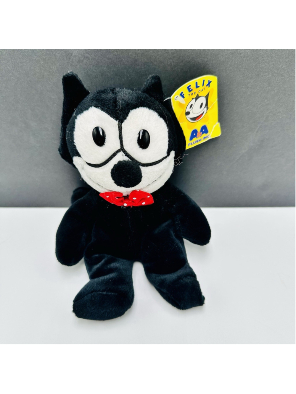 VINTAGE Felix the Cat 7 Inch Mini Plush Beanbag A&A A & A with Hang Tag